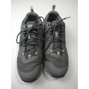 Keen Terradora II Waterproof Hiking Shoe Size 9 ankle grey aqua contrast